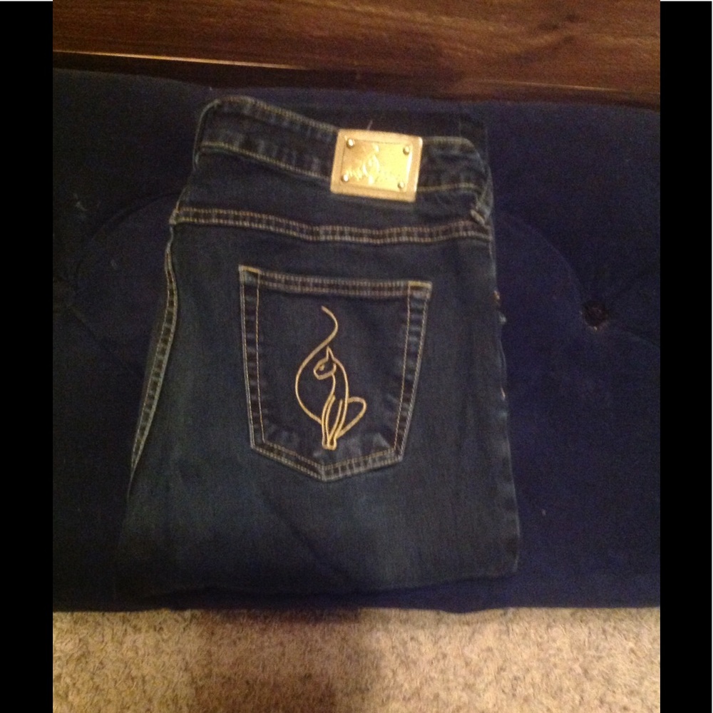 Baby phat dark blue jeans
